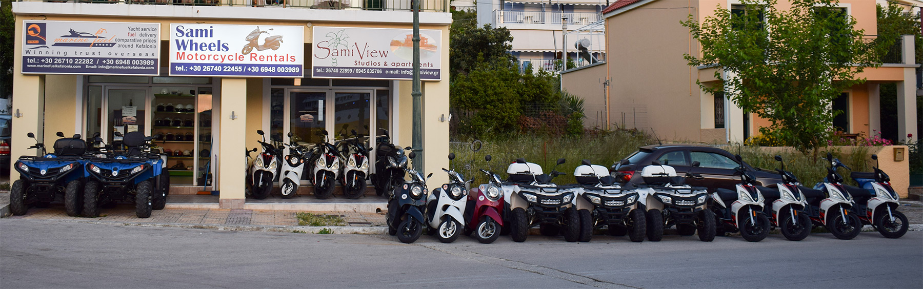 Kefalonia rent a scooter